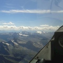 Flugwegposition um 12:09:01: Aufgenommen in der Nähe von 39030 Prettau, Bozen, Italien in 3854 Meter
